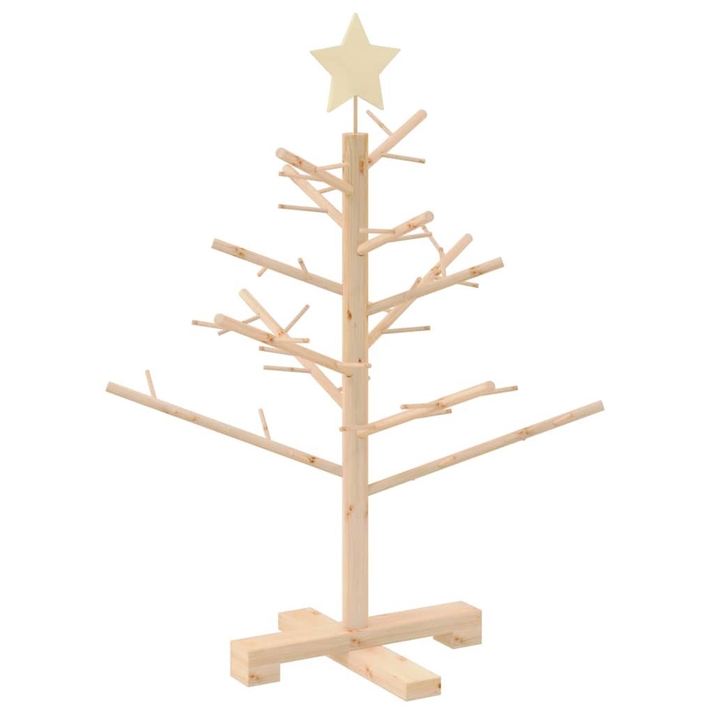 Trekjuletrær med stativ Naturlig 75 cm Heltre furu