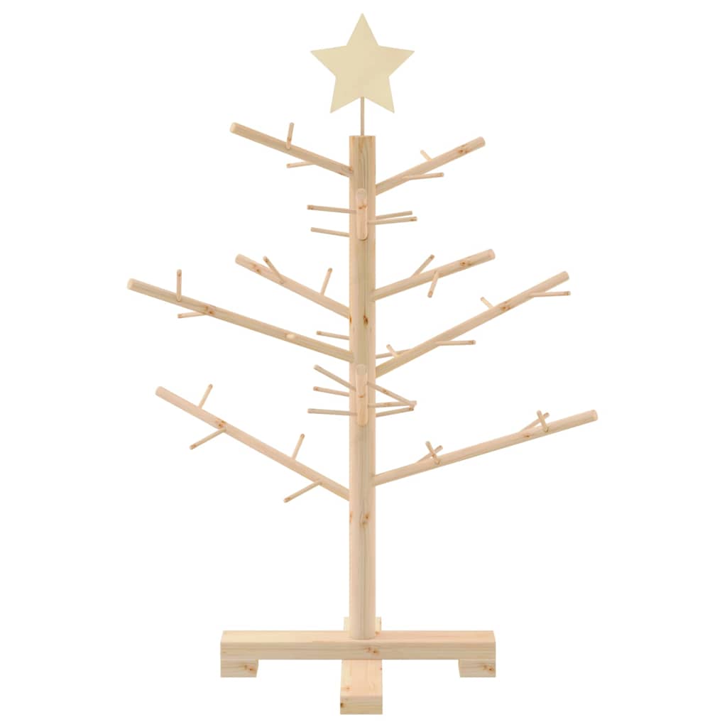 Trekjuletrær med stativ Naturlig 75 cm Heltre furu