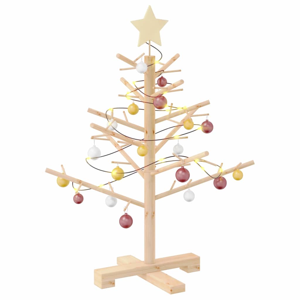 Trekjuletrær med stativ Naturlig 75 cm Heltre furu