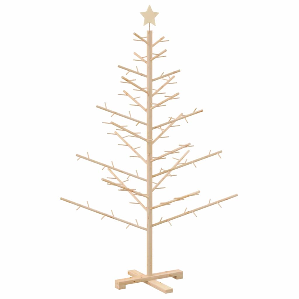 Trekjuletrær med stativ Naturlig 150 cm Heltre furu