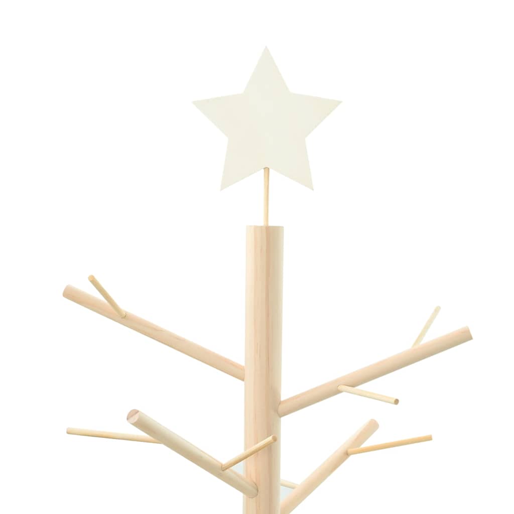 Trekjuletrær med stativ Naturlig 210 cm Heltre furu