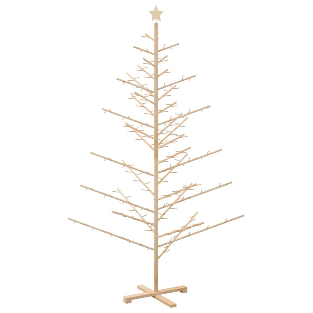 Trekjuletrær med stativ Naturlig 210 cm Heltre furu