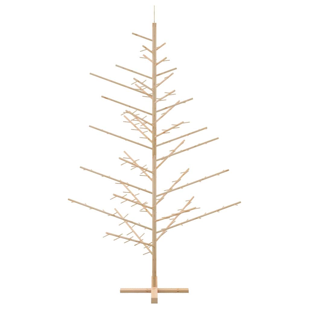 Trekjuletrær med stativ Naturlig 210 cm Heltre furu
