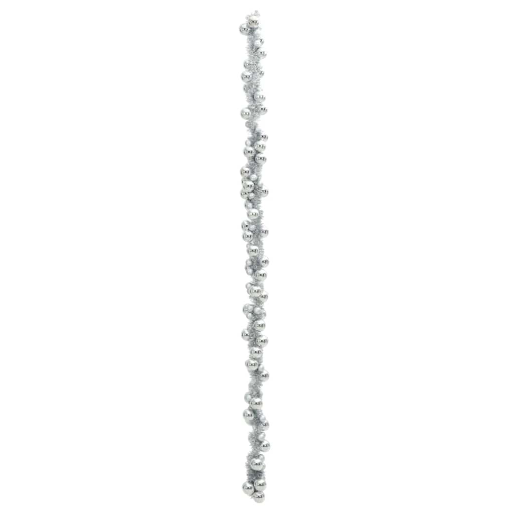 Julekulenisse sølv 186 cm Polystyren