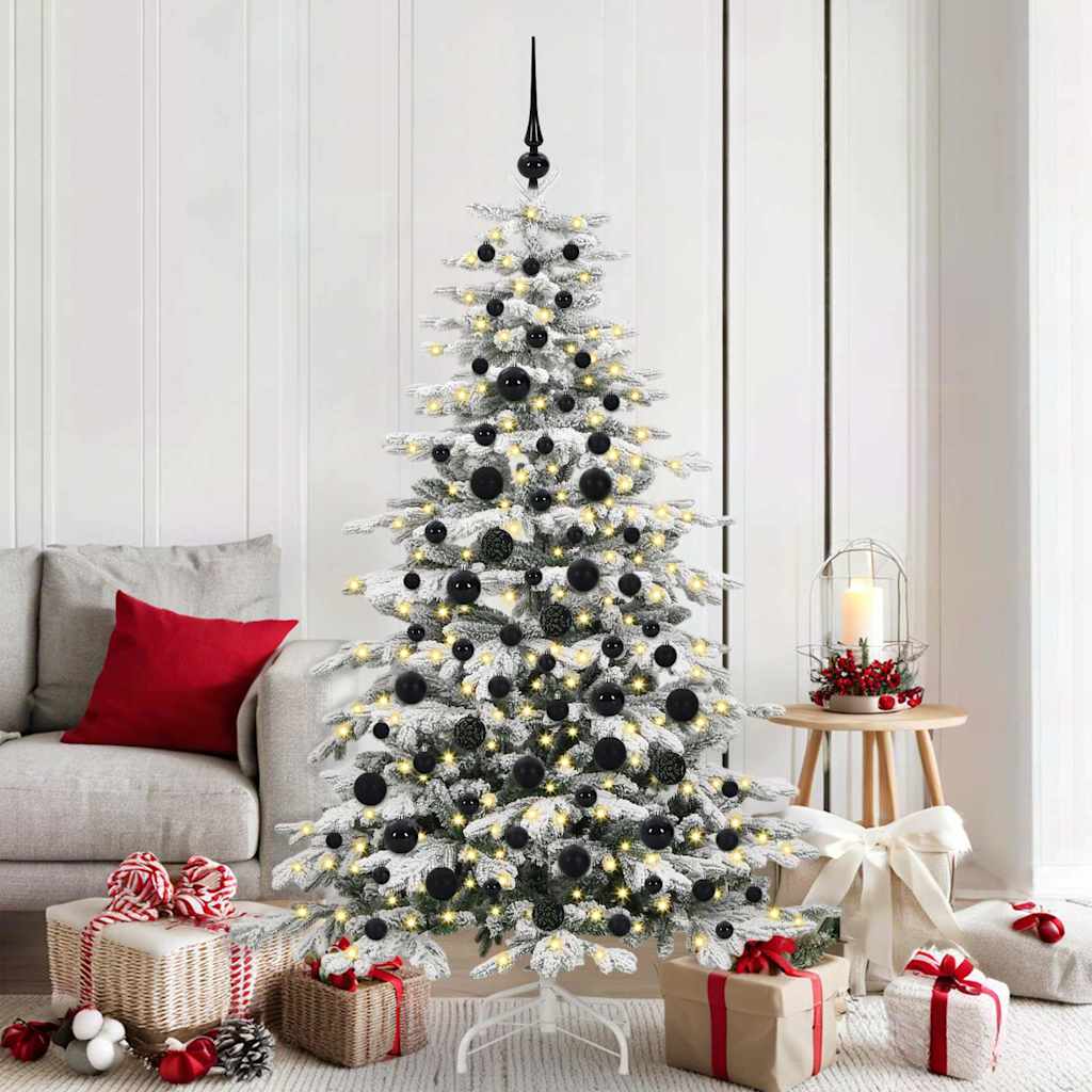 Julekule Sett med 300 LED 120 pcs Svart Plast