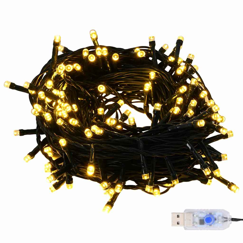 Julekule Sett med 150 LED 61 pcs sølv Plast
