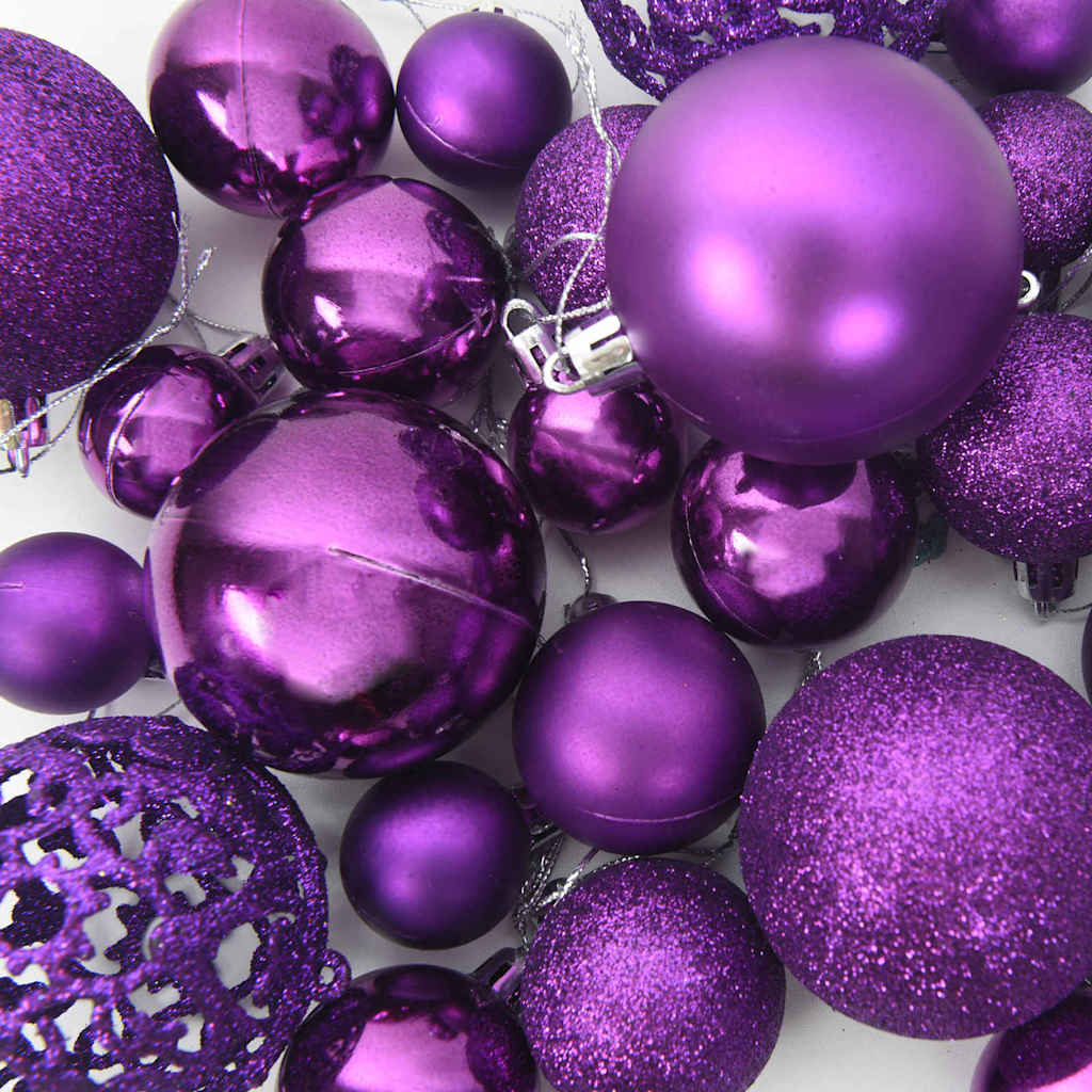 Julekule Sett med 150 LED 61 pcs Syrin Plast