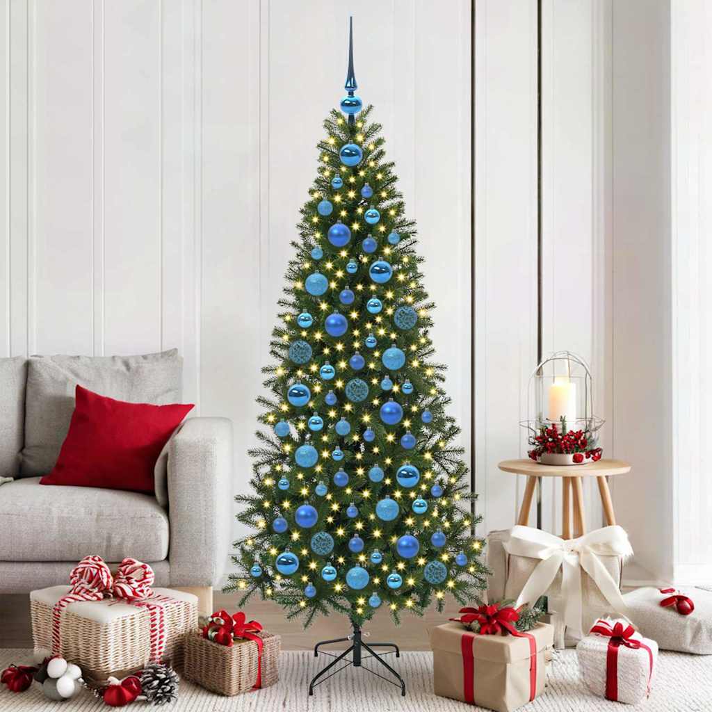 Julekule Sett med 300 LED 120 pcs Blå Plast