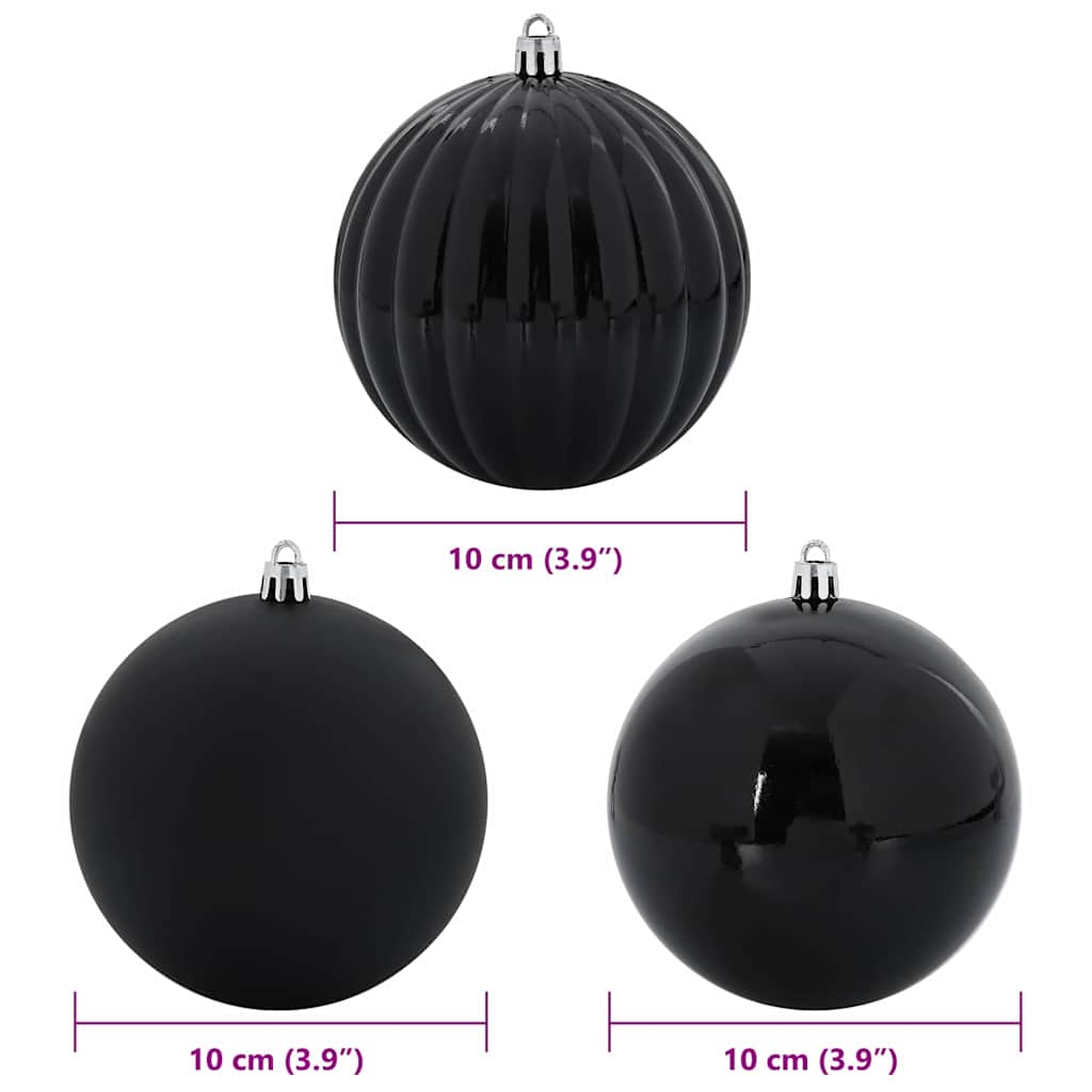Julekule Sett 15 pcs Svart