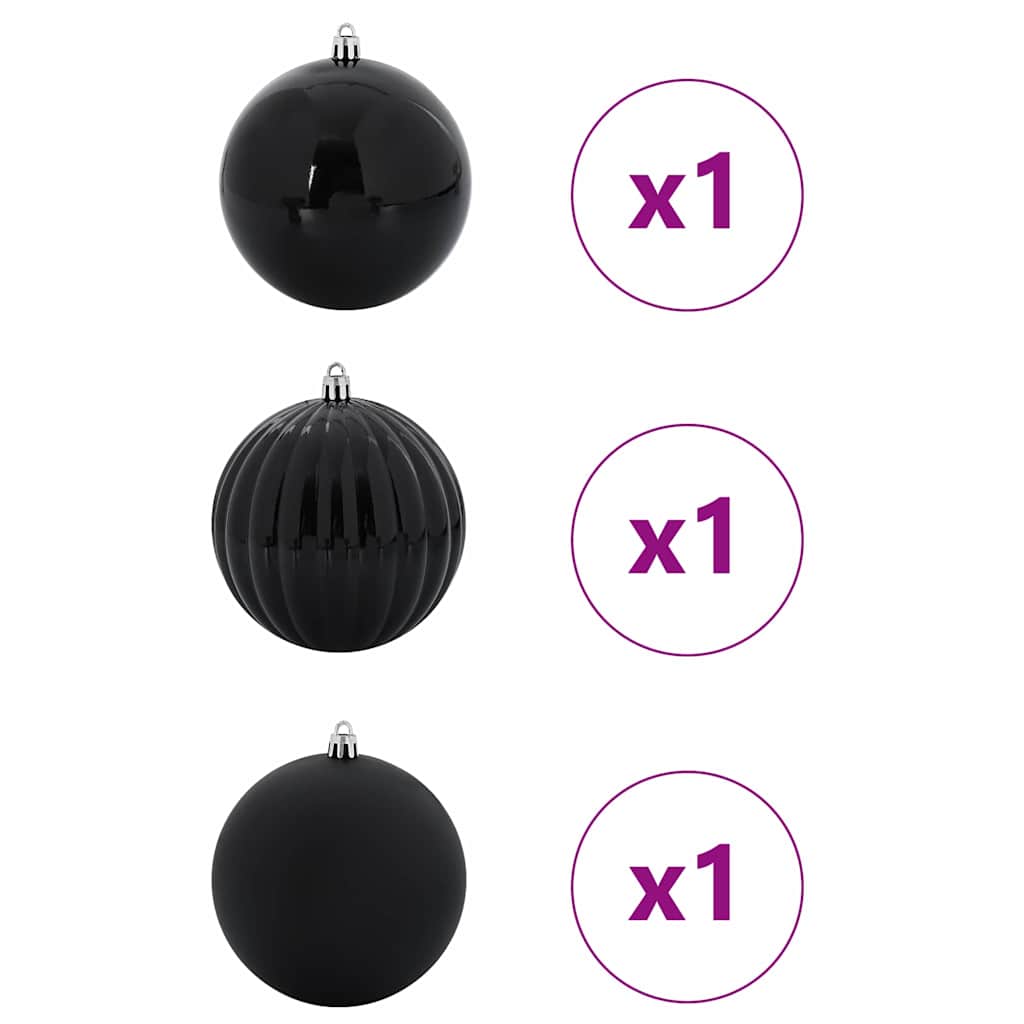 Julekule Sett 3 pcs Svart