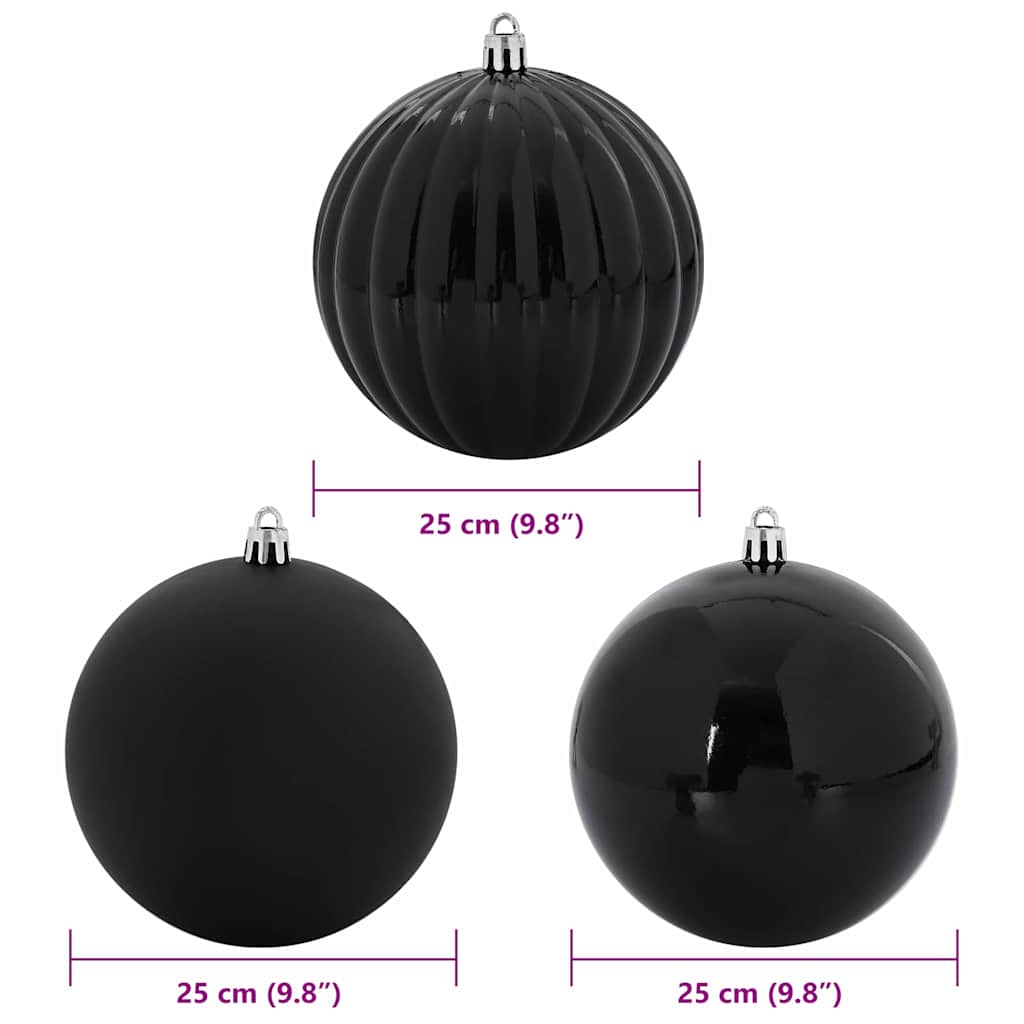 Julekule Sett 3 pcs Svart