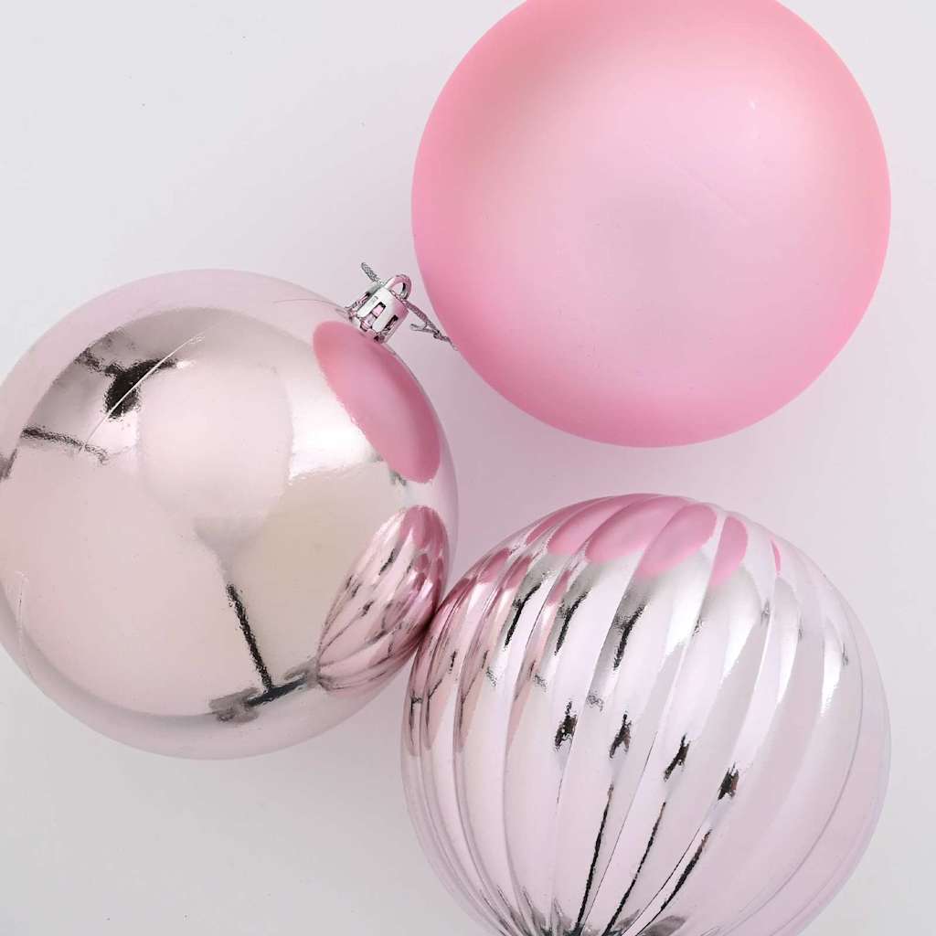 Julekule Sett 3 pcs Rosa
