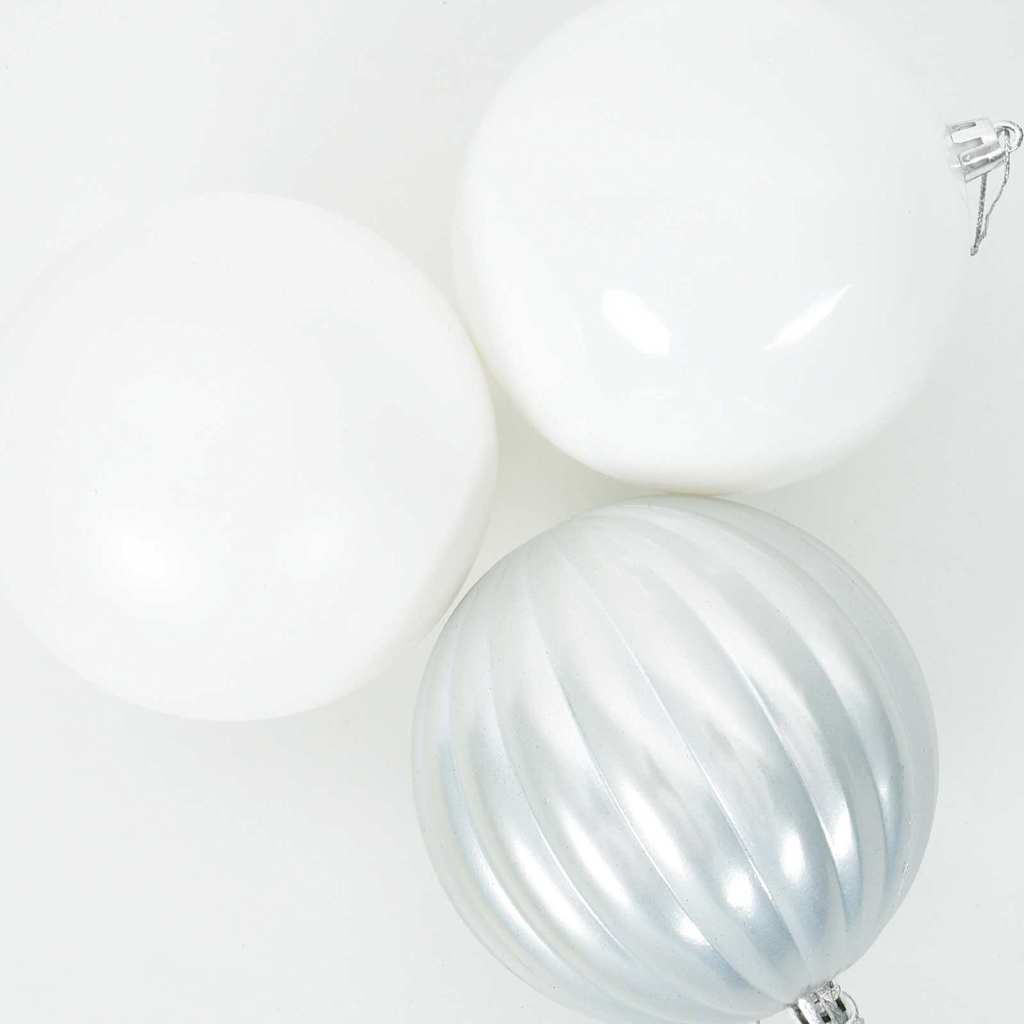Julekule Sett 3 pcs Hvit