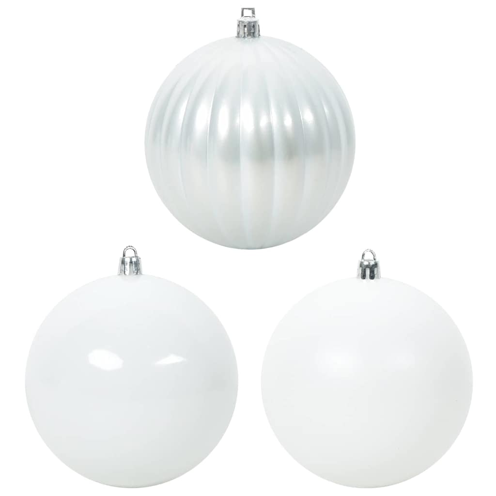 Julekule Sett 3 pcs Hvit