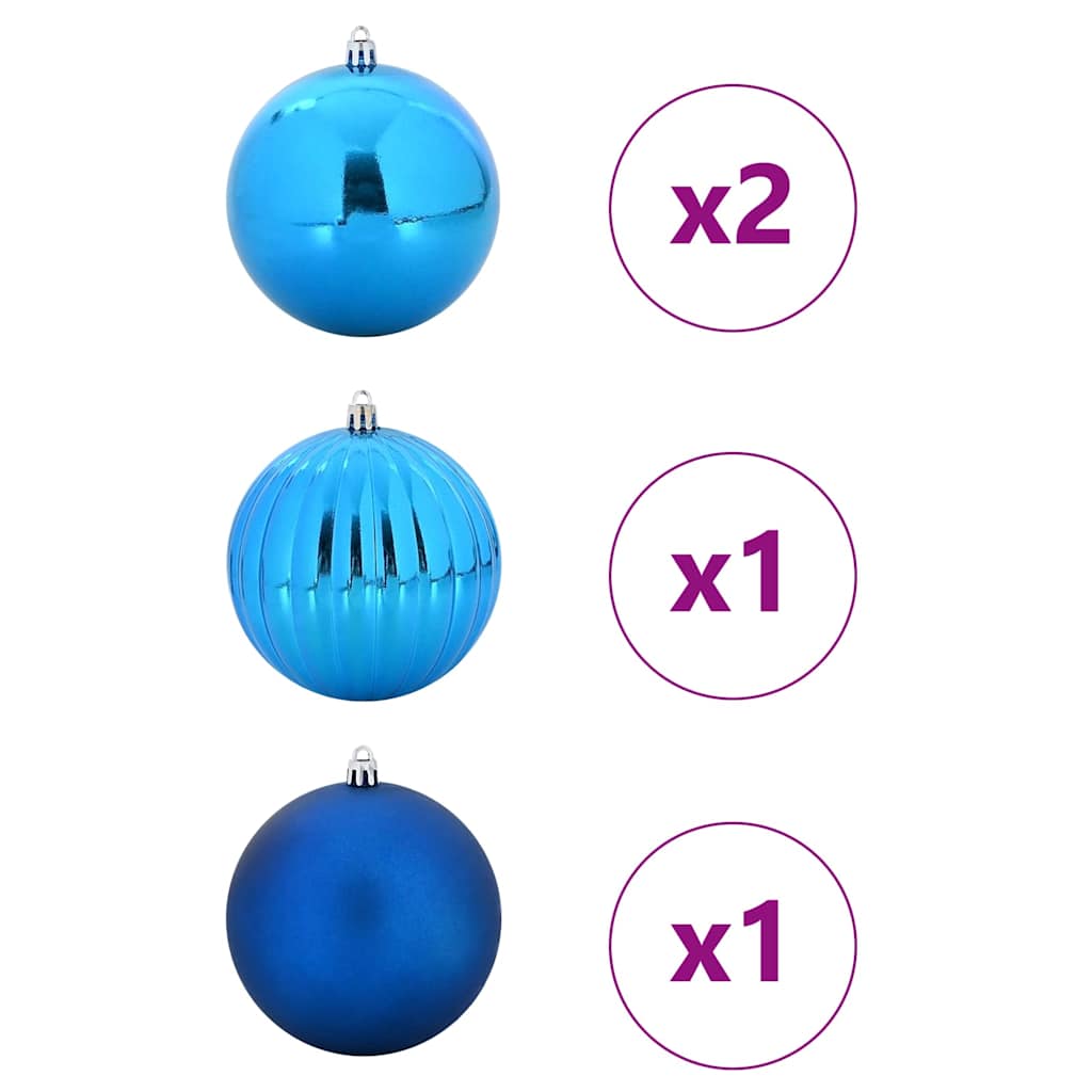 Julekule Sett 4 pcs Blå