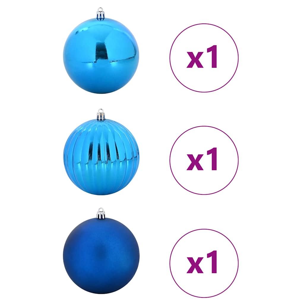 Julekule Sett 3 pcs Blå