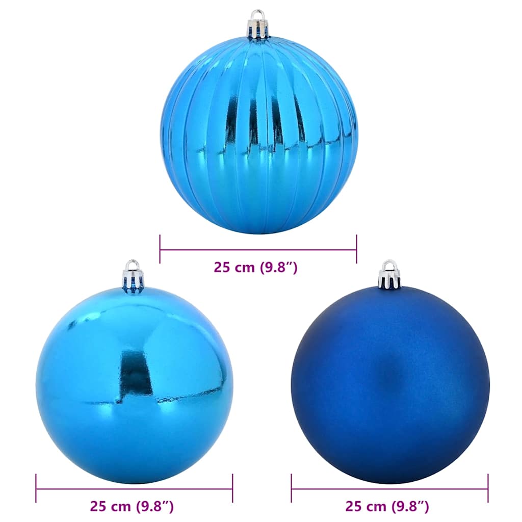 Julekule Sett 3 pcs Blå