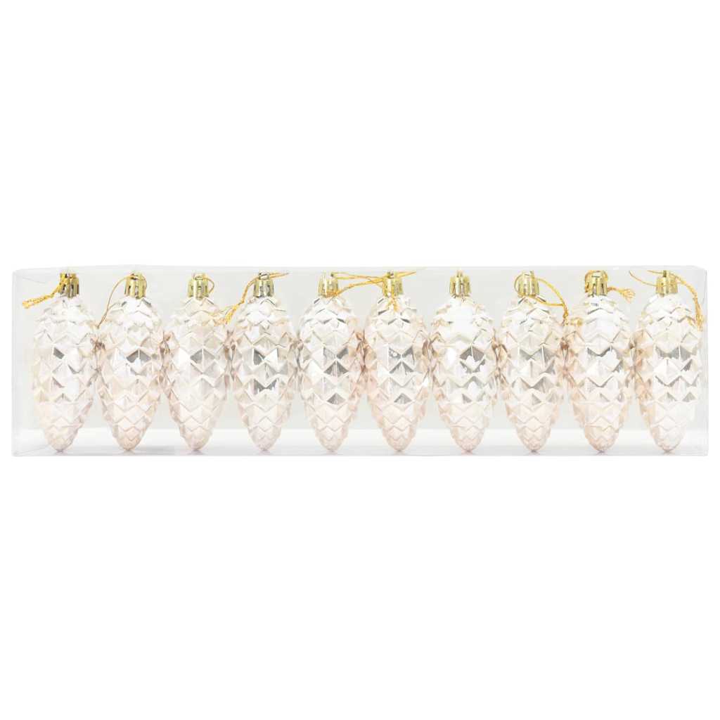 Dekorasjon til juletre 40 pcs champagne