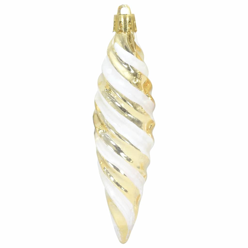 Dekorasjon til juletre 40 pcs Gull