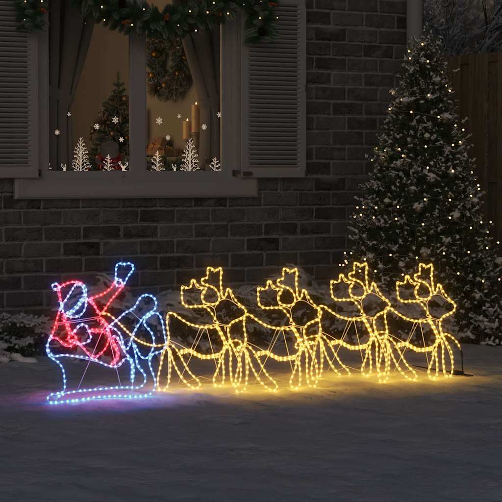 LED juledekorasjon Flerfarget 69 x 79 cm PVC