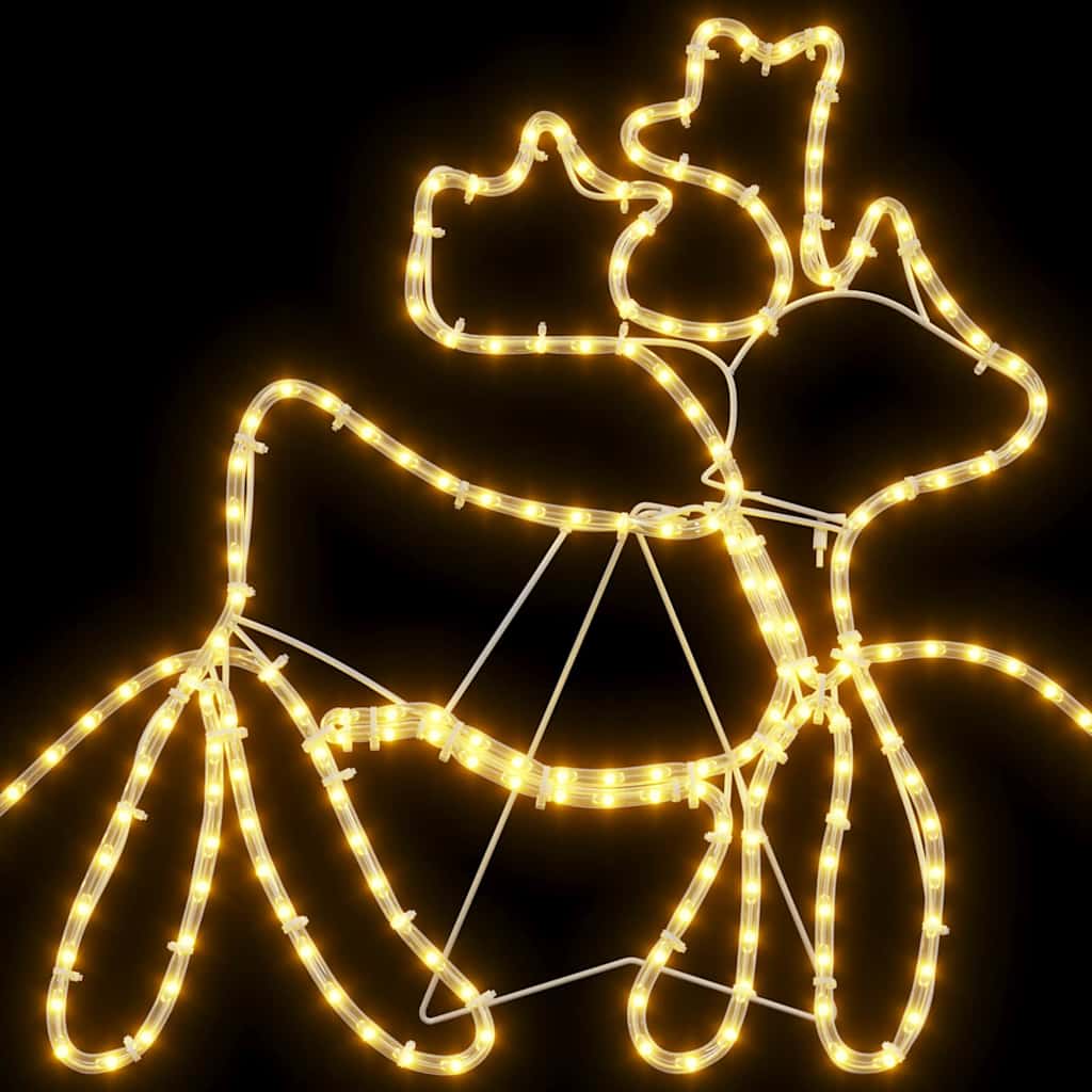 LED juledekorasjon Flerfarget 69 x 79 cm PVC