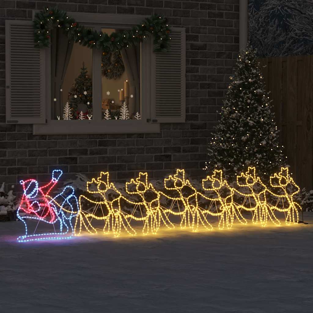 LED juledekorasjon Flerfarget 69 x 79 cm PVC