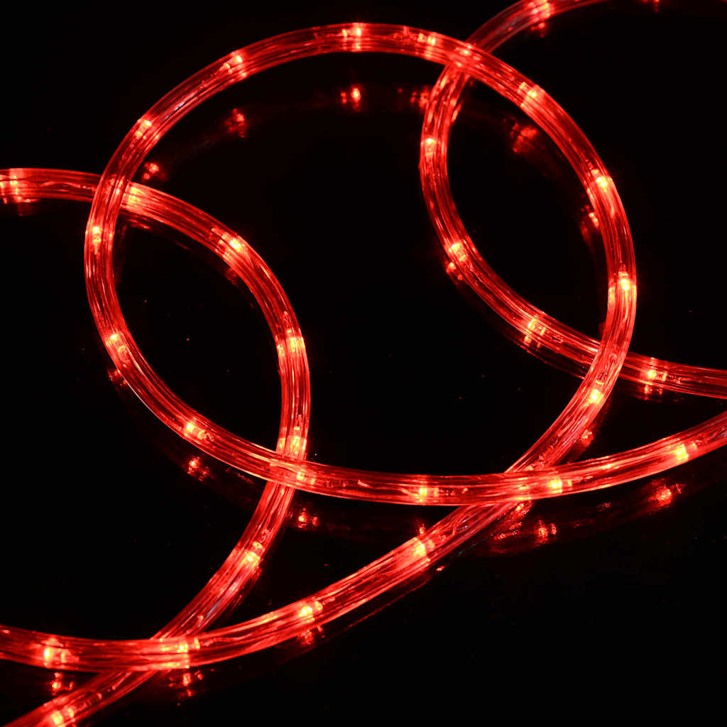 Lyskabel med 480 LED Rød 20 m PVC