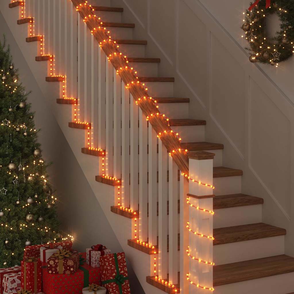Lyskabel med 240 LED Varmhvit 10 m PVC