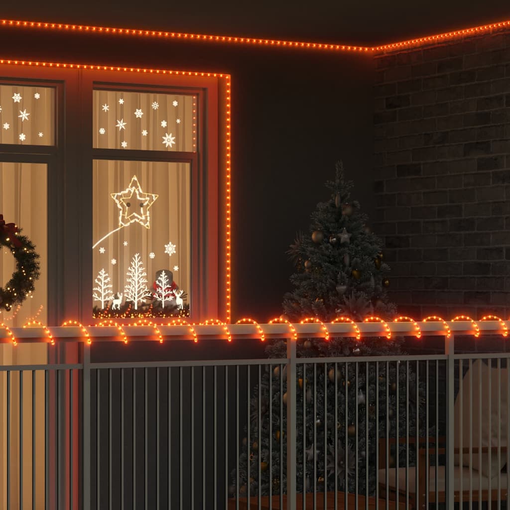 Lyskabel med 480 LED Varmhvit 20 m PVC