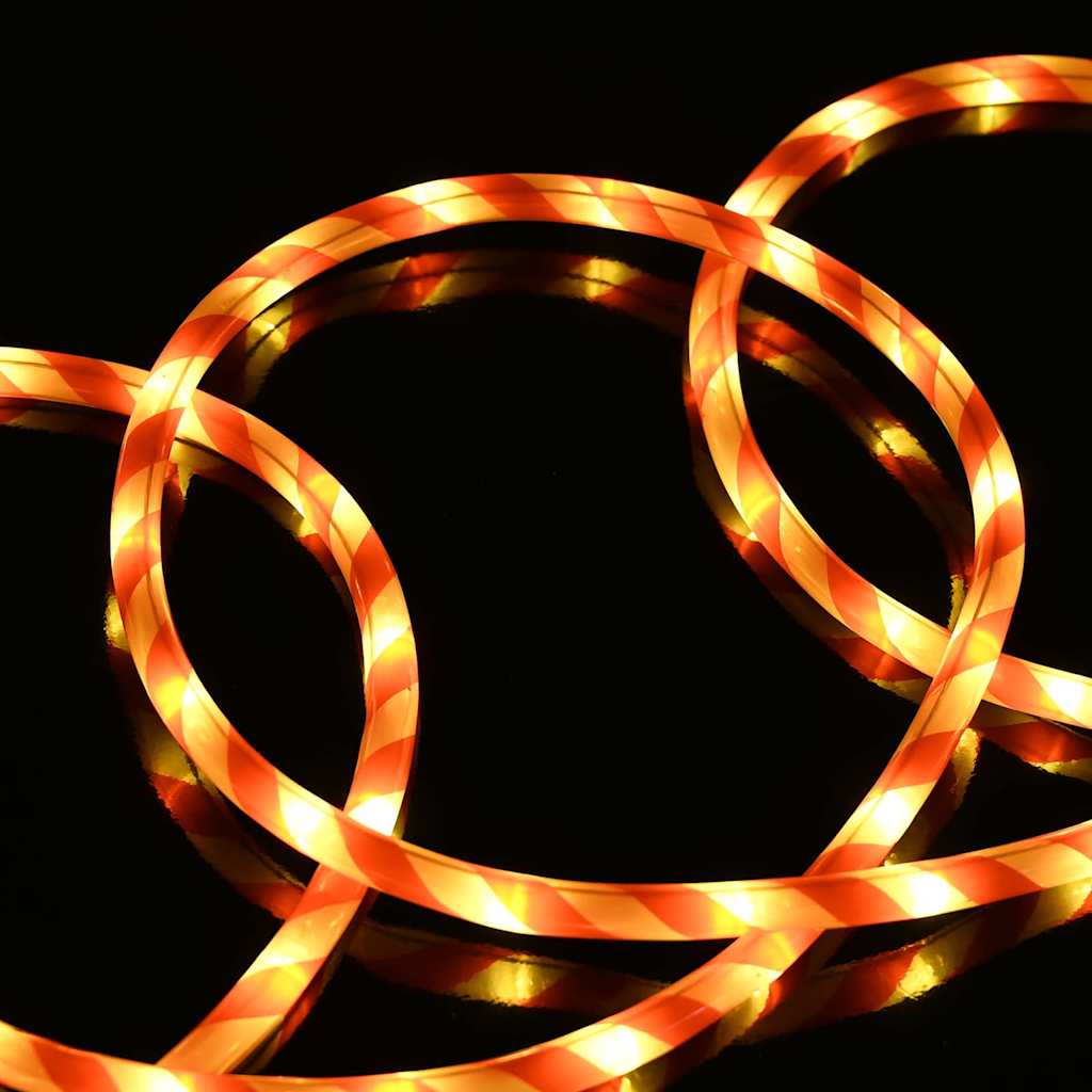 Lyskabel med 2400 LED Varmhvit 100 m PVC