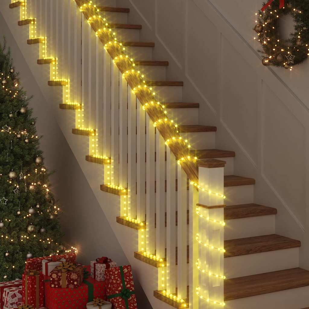 Lyskabel med 480 LED Varmhvit 20 m PVC