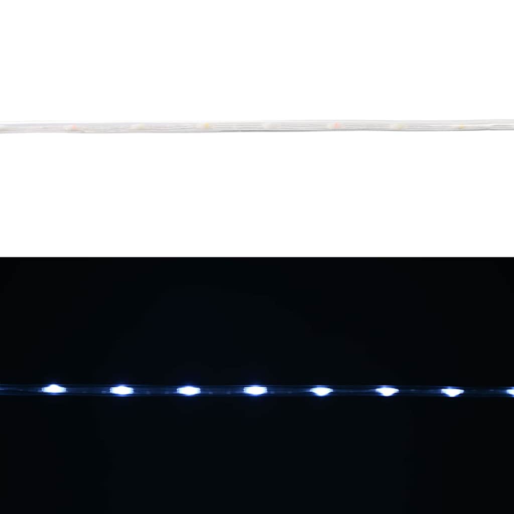 Lyskabel med 480 LED Kald Hvit 20 m PVC