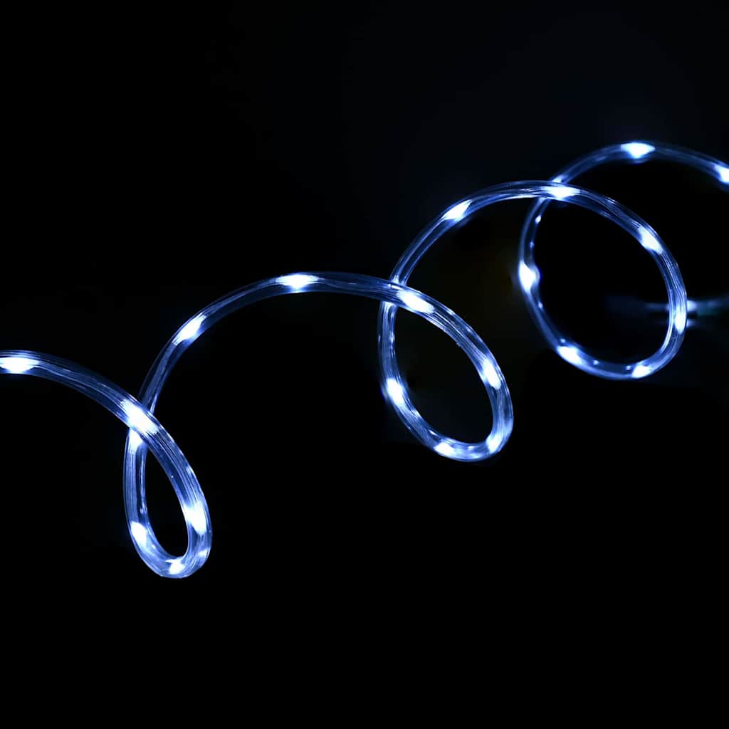 Lyskabel med 480 LED Kald Hvit 20 m PVC
