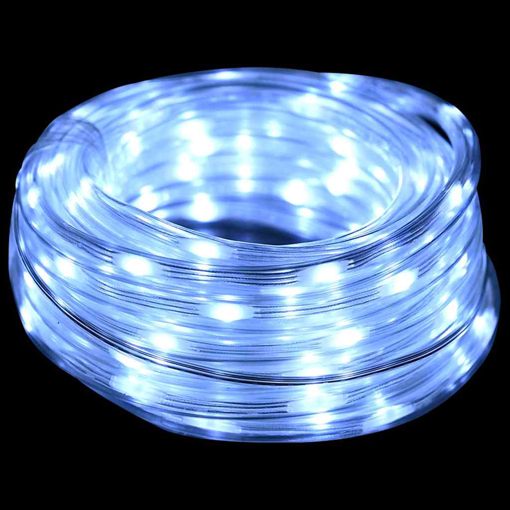 Lyskabel med 480 LED Kald Hvit 20 m PVC