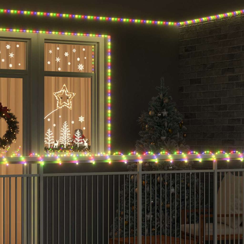 Lyskabel med 120 LED Flerfarget 5 m PVC