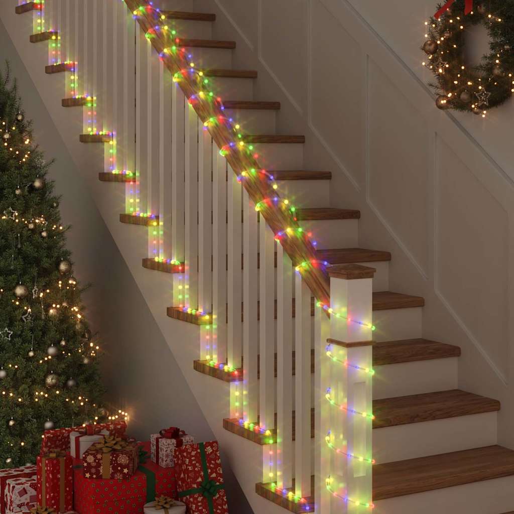 Lyskabel med 1200 LED Flerfarget 50 m PVC