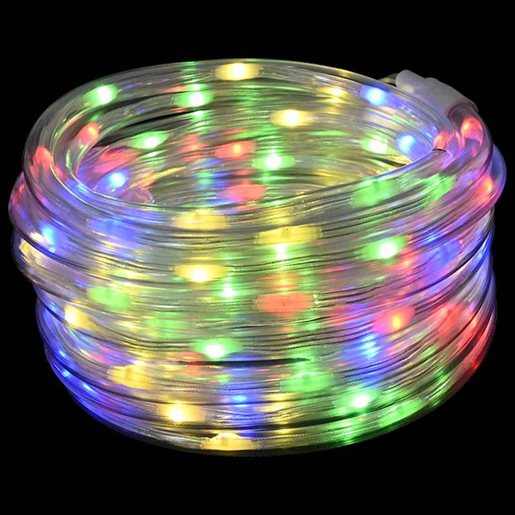Lyskabel med 1200 LED Flerfarget 50 m PVC