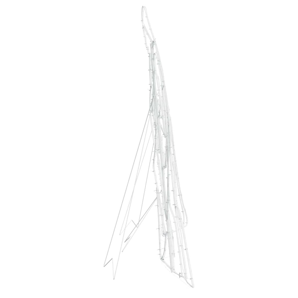 Belyst Krybbesett med 550 LED Flerfarget 112 x 72 cm PVC