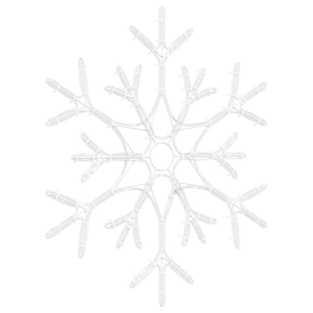 Jule Snøfnugg med 180 LED Varmhvit 56 x 49 x 0,7 cm PVC