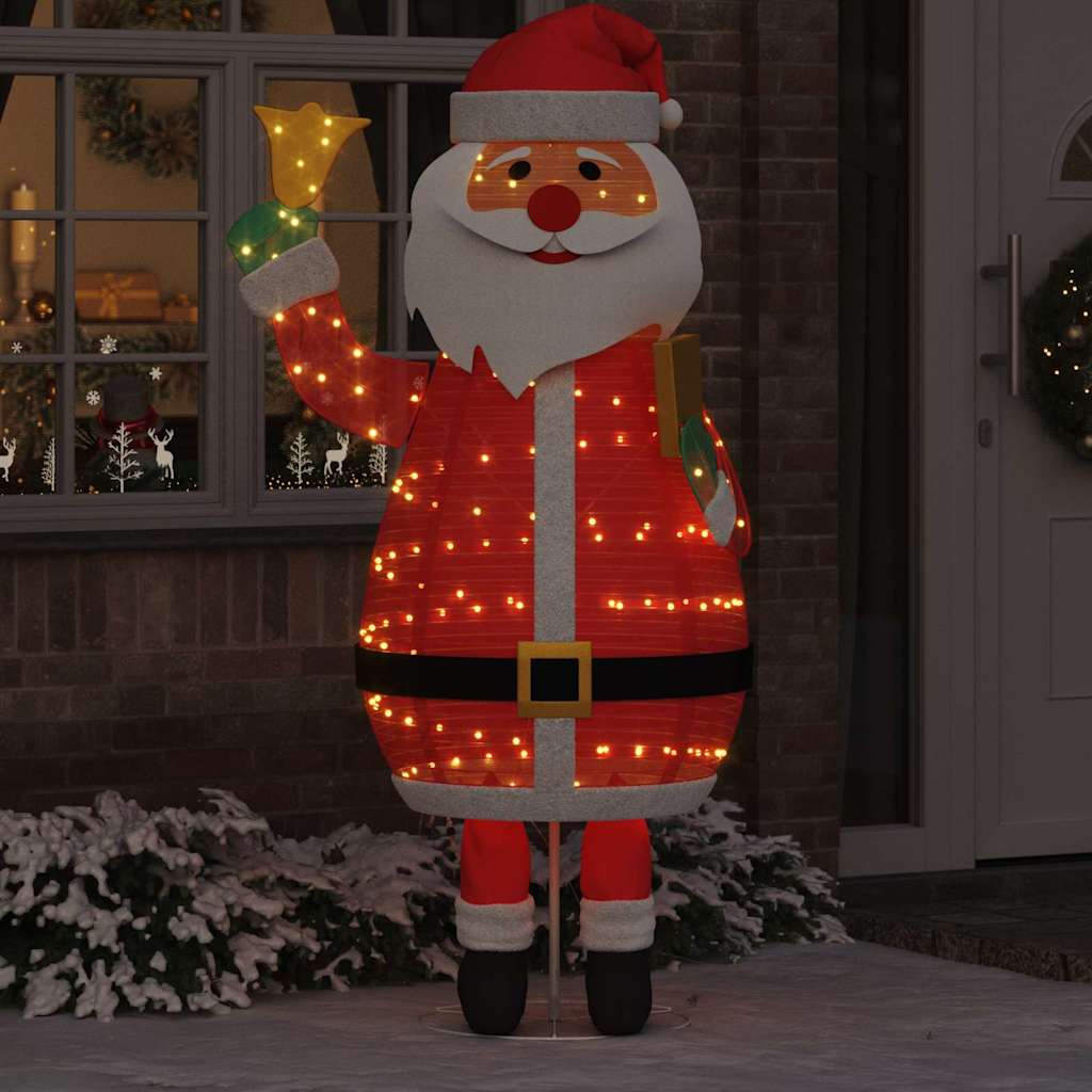 Julemann med 200 LED Varmhvit 100 x 180 cm stoff