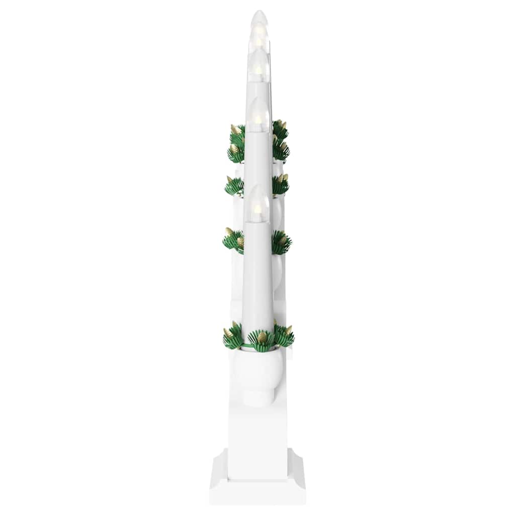 Julelys Bue med 10 LED Lys 3 pcs Hvit 47 x 5 x 29 cm
