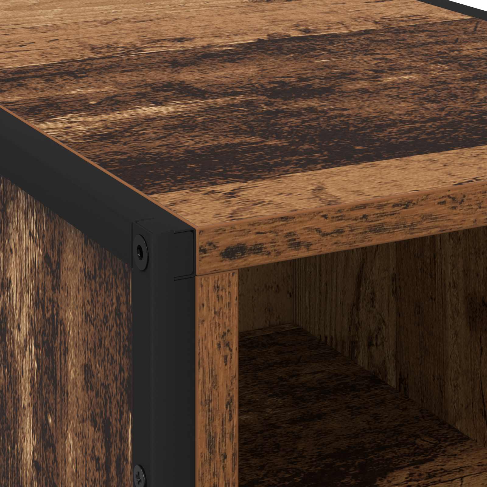 Nattbord Gamle tre 39.5 x 30 x 50 cm Konstruert tre