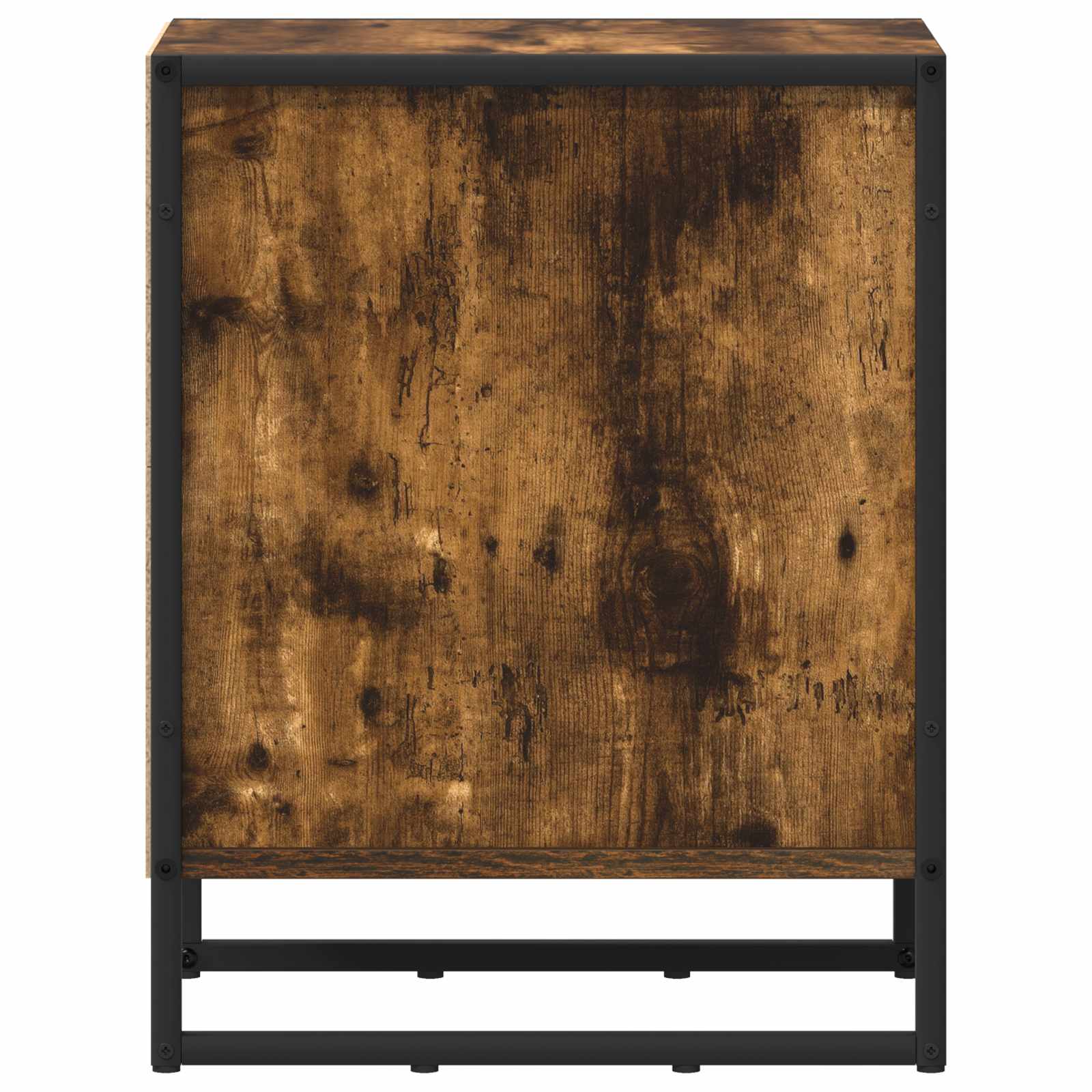 Nattbord 2 pcs Røyk Eik 39,5 x 30 x 50 cm Konstruert tre