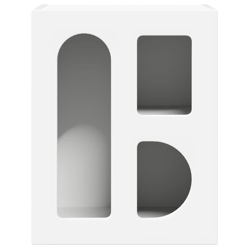 Nattbord 2 pcs Hvit 40 x 35 x 50 cm Konstruert tre