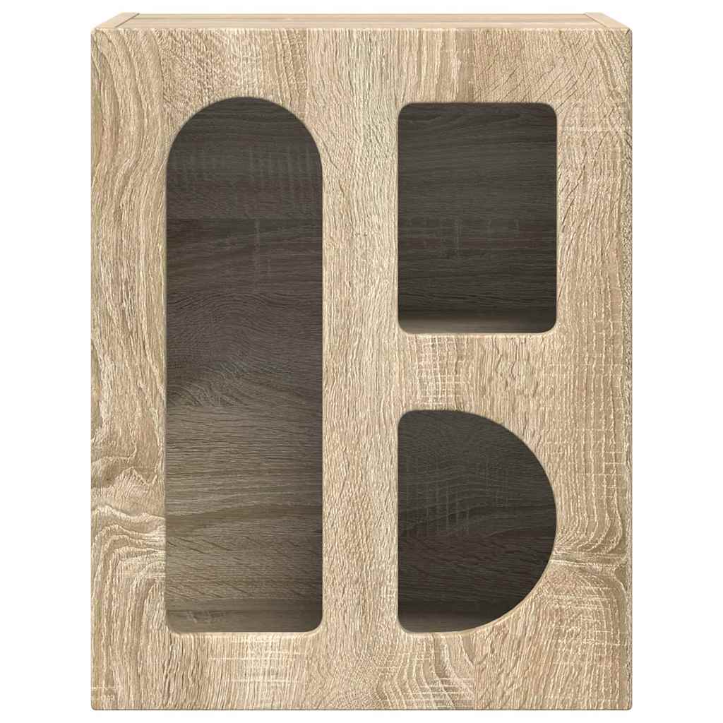 Nattbord Sonoma eik 40 x 35 x 50 cm Konstruert tre