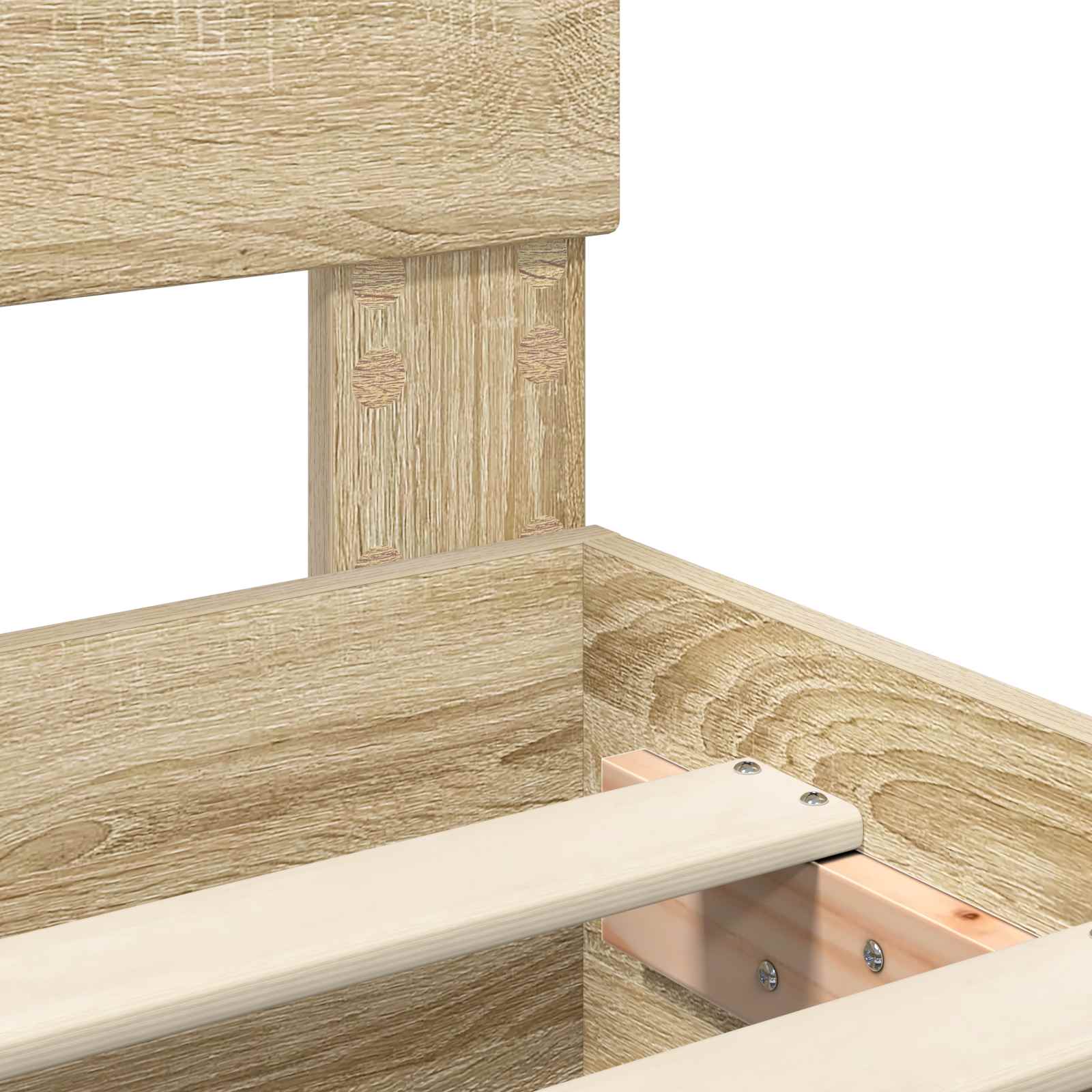 Sengestamme Sonoma eik 150 x 200 cm Konstruert tre