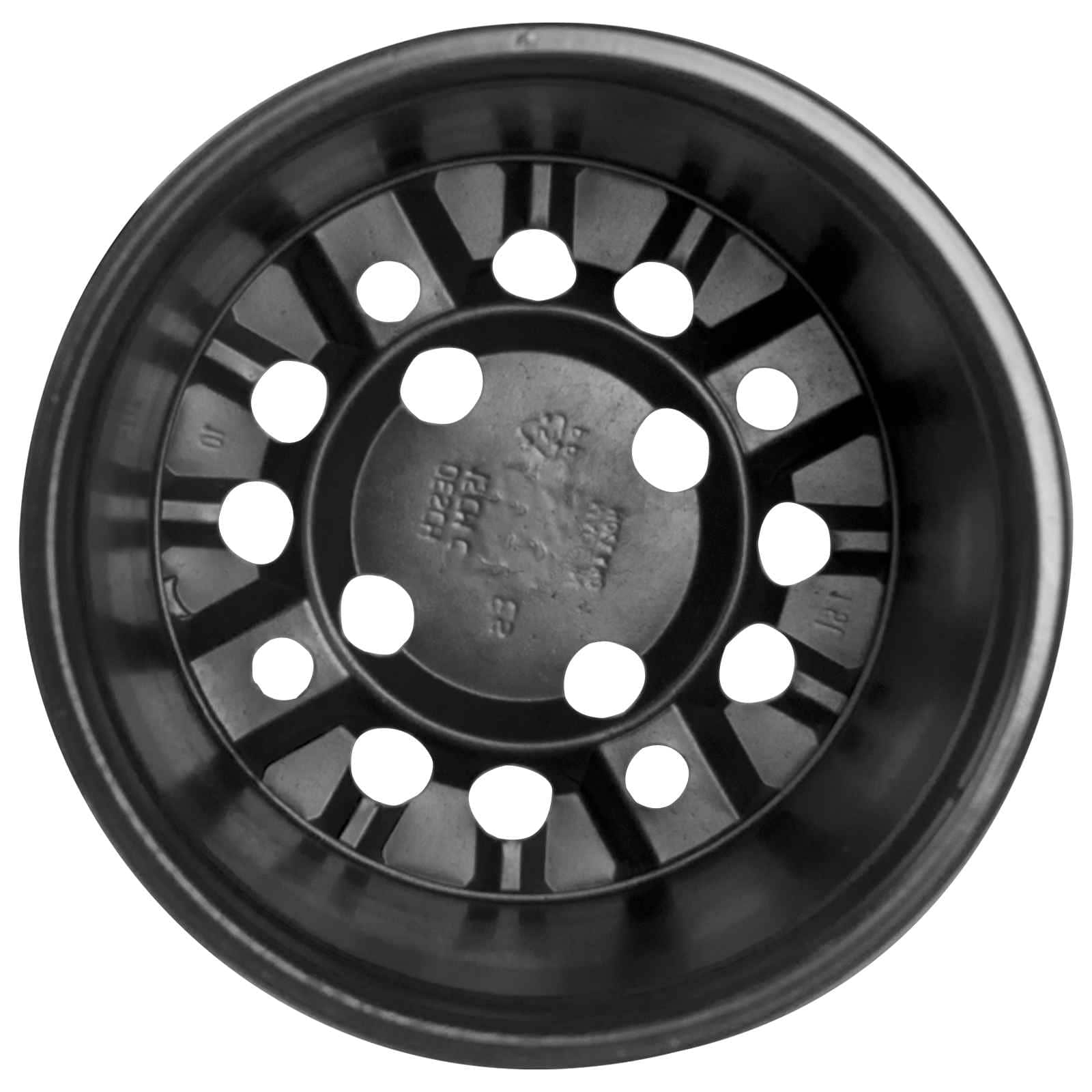 Blomsterpotte 100 pcs Svart Ø 15 x 12.5 cm Plast