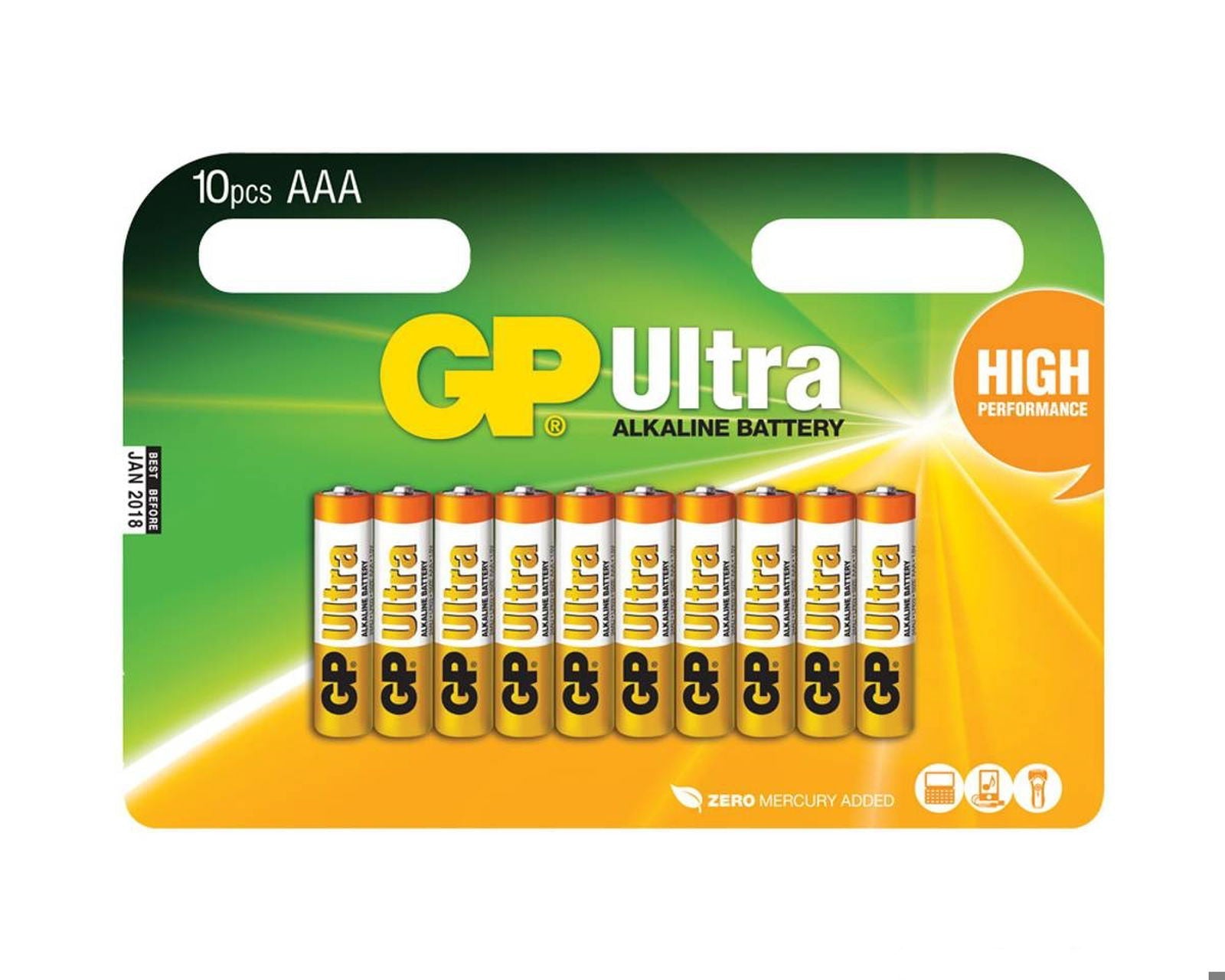GP Ultra Batteri LR03/AAA alkalisk - Hjem & Fritidsshoppen.no