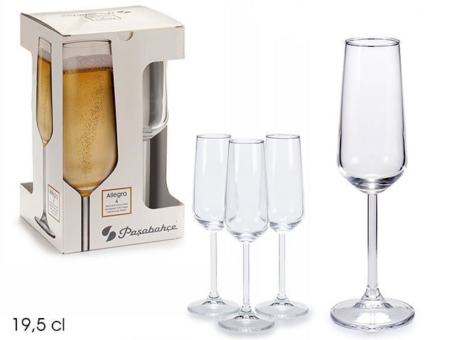 Champagneglass Allegra 4 pk 195 ml - Hjem & Fritidsshoppen.no
