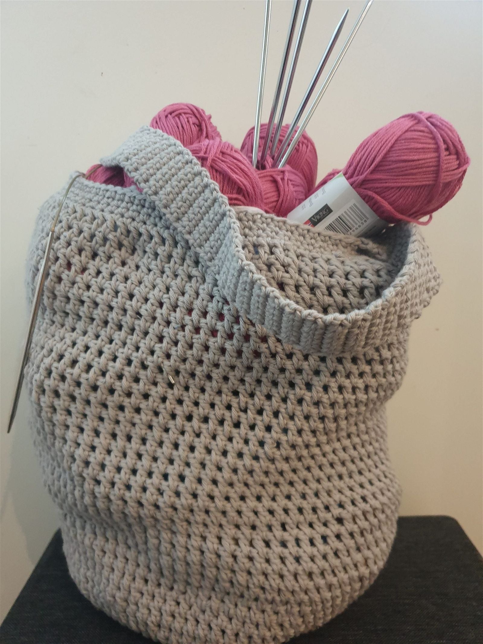 Heklet handlenett & skulderbag